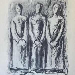 FIGURE Gino Bonichi SCIPIONE 1933 Fine Art Print Vintage 1940’s Antique Original